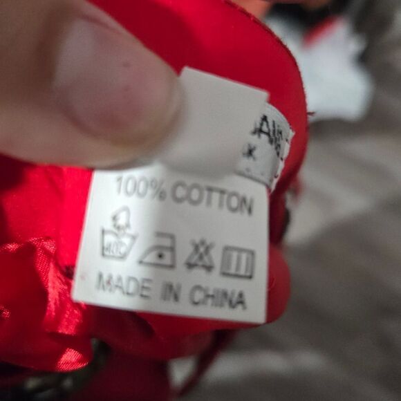 Vintage Grace chuang New York red long open blazer with embellishment - Picture 8 of 11